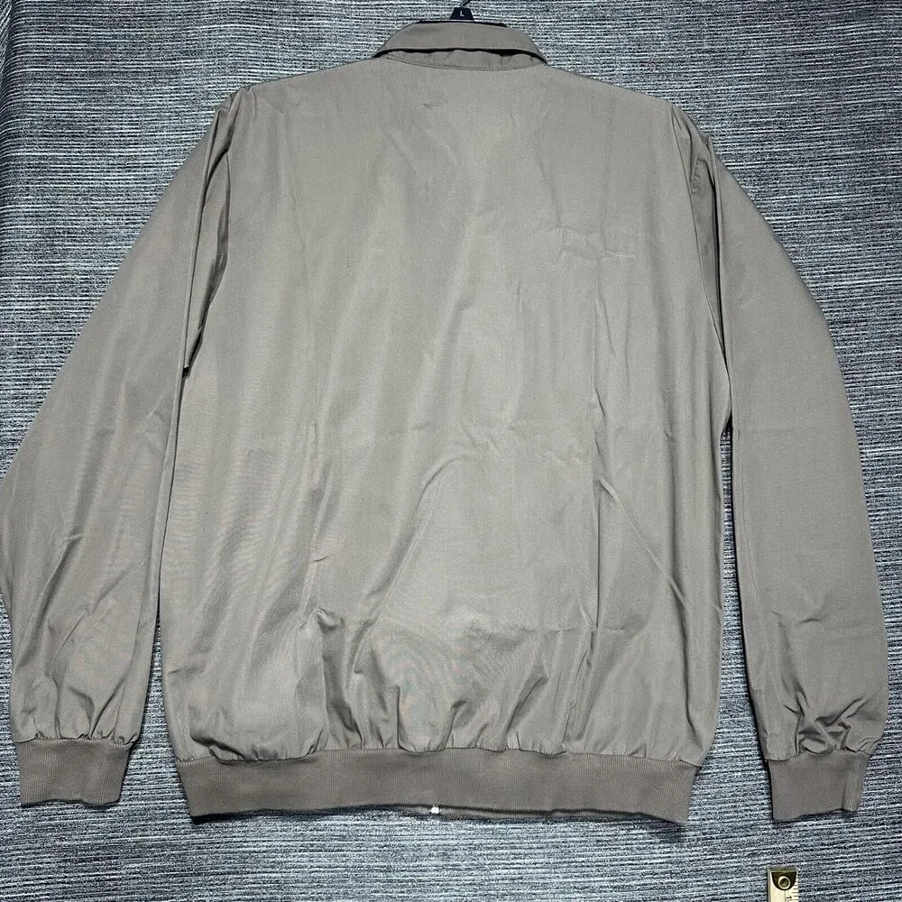 VTG John Blair Jacket Men's L Tall Brown Full Zip
